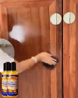 120ML Furniture Polishing Care Wax Natural Beeswax Furniture Brightening Removing Scratches Mahogany Wood Polishing Waxing Solid