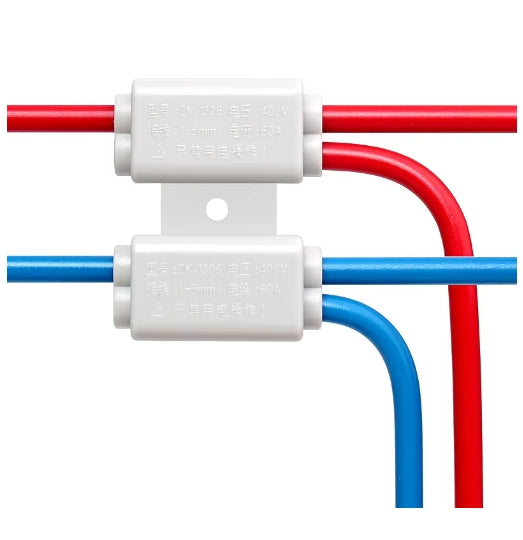 5Pcs ZK-1306 2 Bit No-need Break Wire Splitter T Branch Joint 6 Square High Power Wiring Terminal
