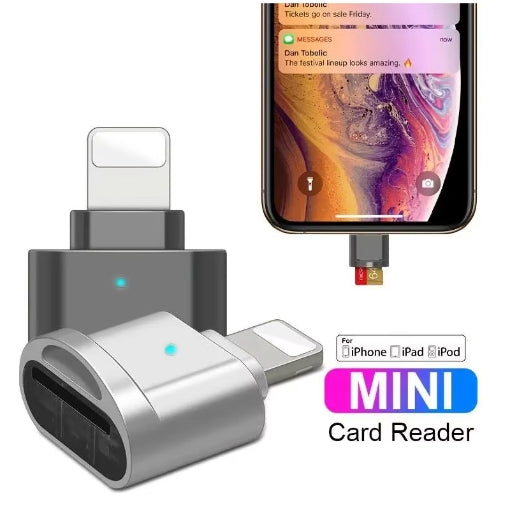 USB 3.1 Mini Micro Card Reader Adapter for Type-C/IOS Lightning/Mirco USB Card Reader TF Memory Card Adapter Cardreader