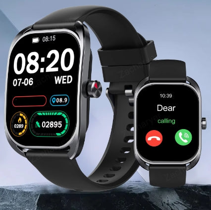 The First Ultra-thin Curved Screen Smart Watch Health Monitoring Bluetooth Call smartwatch 2.01-inch 100+ Sports Smart Watch