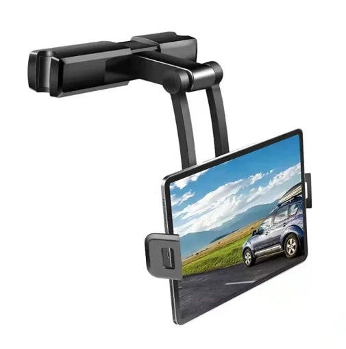 360° Ajustable Car Headrest Phone Tablet Holder Mount Stand Collapsible Compatible with 4.7-12.3 inch Phone and Tablet