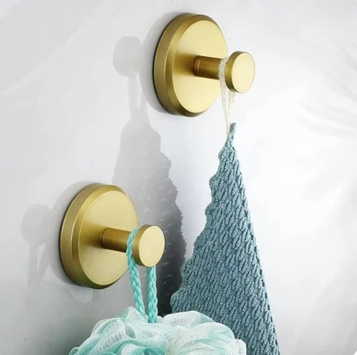 Metal Suction Cup Hook Strong Vacuum Bathroom Suction Cup Hooks Waterproof Towel Holder Stainless Steel Reusable Wall Hanger