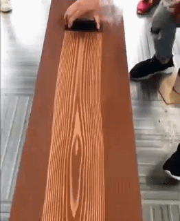 2Pcs/set Rubber Wood Graining Pattern Paint Roller Brush Imitation Wood Graining Wall Painting Home Decoration Art Embossing DIY Brushing Painting Tools