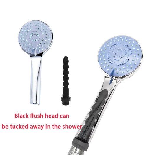 5 Hole Silicone Self Administered Enema Shower Hided Anus Washing Tube Anal Bidet Cleaning Deep Anal Enema Rinse Hose