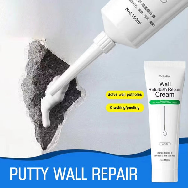 150ml Wall Repair Agent Waterproof Coating Sealant Agent Crack Mending Agent Quick-Drying Mildewproof Patch White Wall Restore