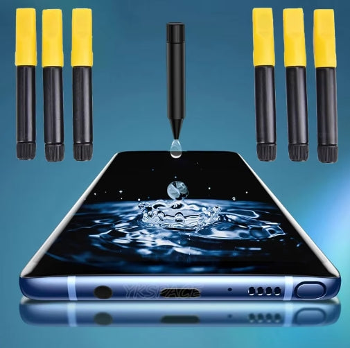 3Pcs UV Tempered Glass Glue Screen Protector For All Mobile Phone Adhesive 3D Curved Tempered Glue Edge Full Cover Glass Glue