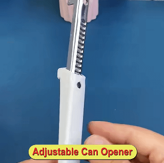 Stainless Steel Adjustable Jar Lid Opener Can - Easily Opens 3/8inch to 4inch Jar & Bottle Lids