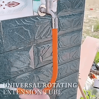 Universal Foaming Extension Tube with Connector 360 Degrees Faucet Sprayer Extension Hose Flexible & Can be Shaped