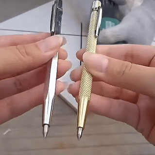 2Pcs Cutting Tool Diamond Glass Cutter Carbide Scriber Hard Metal tile Cutting Machine Lettering Pen Engraver Glass Knife Scriber