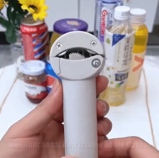 Retractable Bottle Opener Multifunctional Bottle Jar Opener Stainless Steel Labor-Saving Glass Can Opener