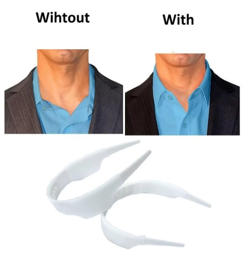 5Pcs Shirt Collar Support Shaper T-Shirt Stand Collar Shaper Shirt Anti-roll Fixed Shaper Collar Stays Bundle Kit Clothes Accessory