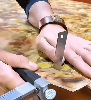 6 in 1 SK5 Steel Utility Knife Opener Retractable Box Cutter Portable Office Home Outdoor Sharp Cut Paper Fabric Film Foam Board Wood Rubber Plastic