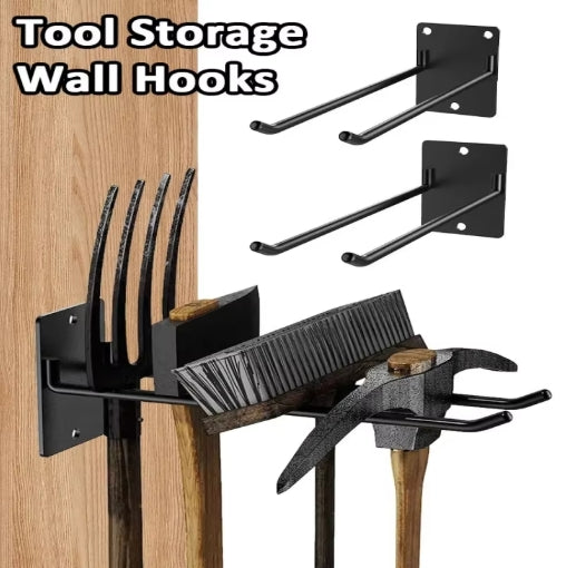 Garden Wall Mounted Bracket Multi Scene Organizer Garden Tools Display Organizer Wall Shovel Rake Broom Hose Shovel Organizer