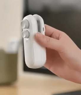 Mini Heat Bag Sealing Machine Package Sealer Bags Plastic Food Sealer Clip Bag Handheld Sealer Food Packaging Heat Sealer Opener