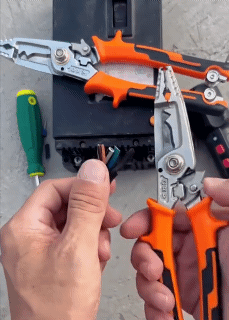10 in 1 Crimper Cable Cutter Adjustable Automatic Wire Stripper Multifunctional Stripping Crimping Pliers Terminal Hand Tool