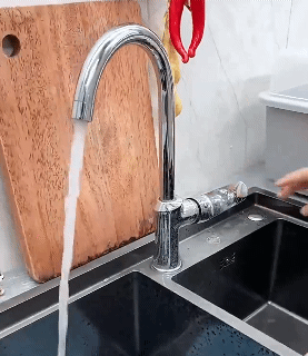 Universal 3 Modes Sink Faucet 360 Degree Boostingand Rotation Filter Extension Tap