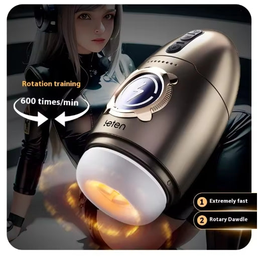 Leten® Automatic Rotation Training Cup Reduce Sensitivity Improve Endurance High Speed Realistic Sleeve Sex Machine