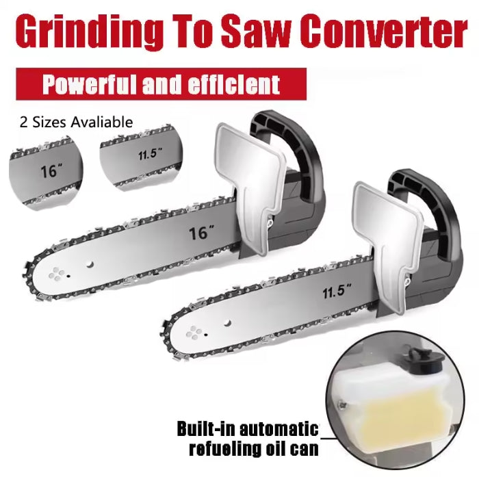 M10 Angle Grinder Converted Electric Chainsaw Kit Angle Grinder Conversion Adaptor Tool Electric Chain Saw Conversion Bracket Set