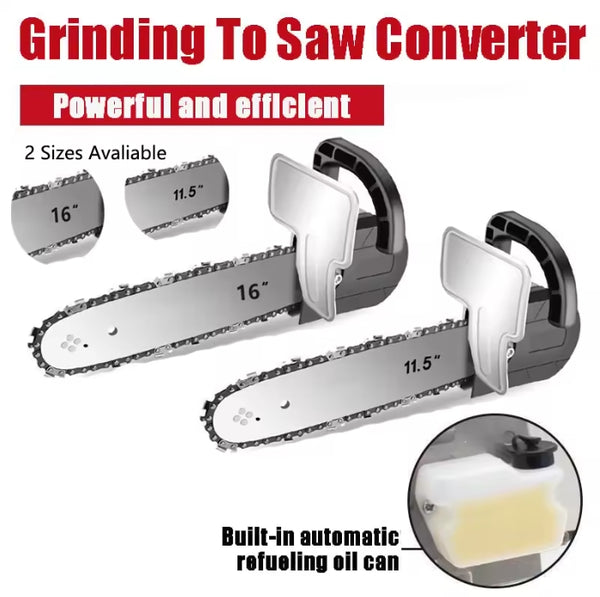 M10 Angle Grinder Converted Electric Chainsaw Kit Angle Grinder Conversion Adaptor Tool Electric Chain Saw Conversion Bracket Set