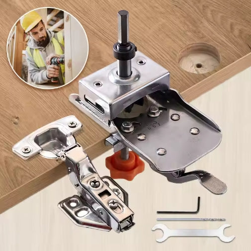 Hinge Drill Locator Concealed Door Hinge Jig 35mm Locking Cabinet Hinge Jig Hinge Drill Jig Hole Guide Locator Drill Locator Tool