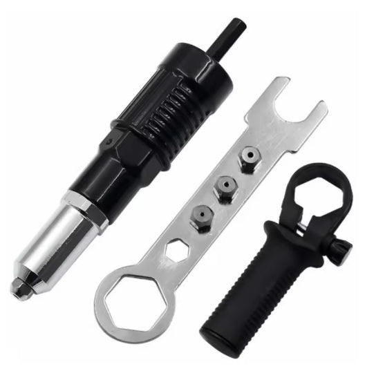 Electric Drill to Electric Rivet Gun Drill Adapter Cordless Riveting Gun Drill Adapter