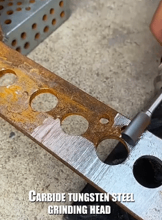 10pcs Hard Alloy Rotary File 3*6mm Double Grain Tungsten Steel Grind Head Electric Grind Mold Woodwork Grinding File Tool Set