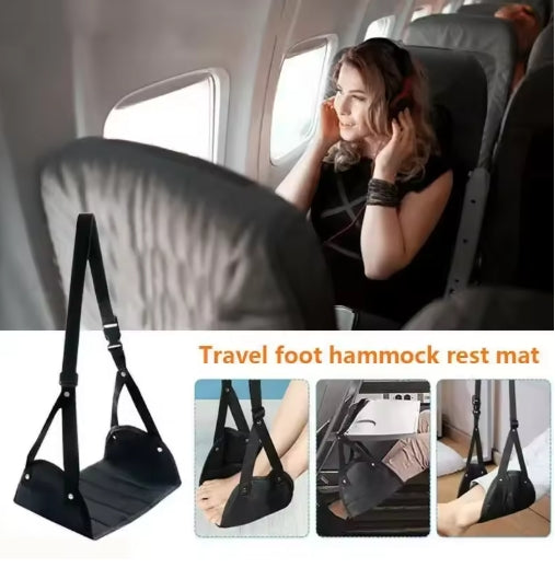 Adjustable Foot Hammock for Travel,Car,Airplane Rest,Office Hanging,Simple Leg Support Foot Pad,Foot Hammock