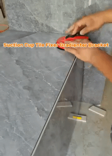 Suction Cup Tile Fixer Gradienter Bracket Right Angle Fixed Tensioning Suction Cups Multi-Function Tile Suction Cup Leveller