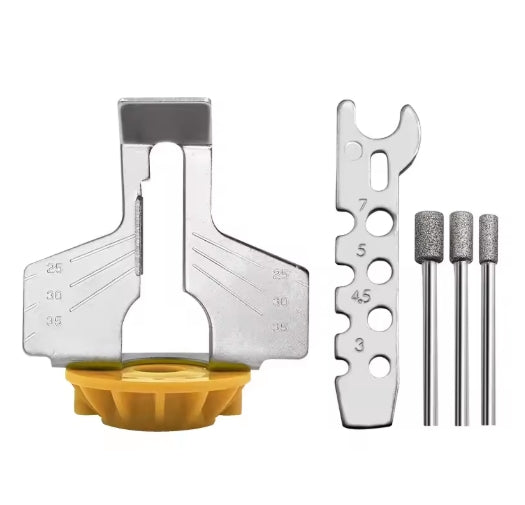 Chainsaw Sharpening Kit Electric Grinder Sharpening Polishing Attachment Set Saw Chains Tool Serrated Sanding Chain Tool
