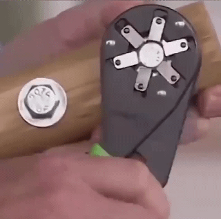 6/8 Inch Magic Wrench Household Maintenance Adjustable Twisting Hand Clamping Socket Outer Hexagonal Multifunctional Tool