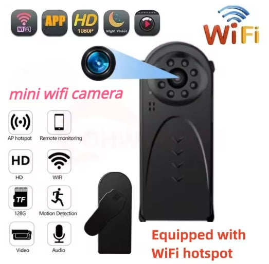 Portable 24-hours Record DV Mini Secret Camera WIFI Digital Video Audio Secret Camcorder Action Sports Micro Cam Car Bike Recorder