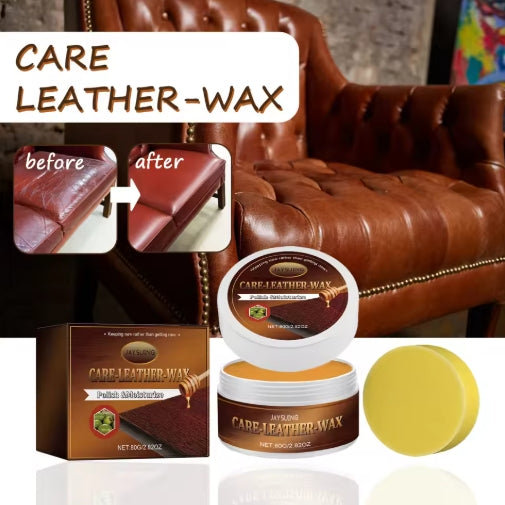 Leather cracking and fading Repair Wax Polishing Paste Car Home Repair Scratch Cracks Sofa Shoes Leather Complementary Refurbishing Leather Polishing Paste