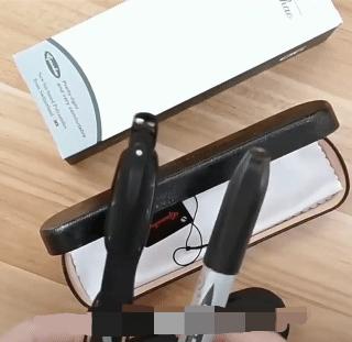 TR90 360° Twist Mini Pocket Pen Clip Readers Reading Glasses Folding Portable Anti Blue Light Compact with Leather Case