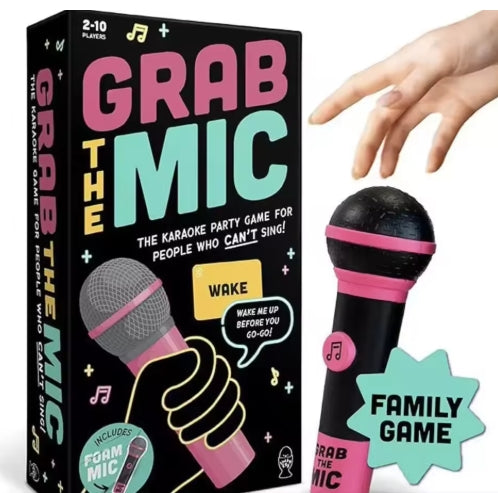 Grab The Mic Lucky Egg Exciting Grab The Mic Family Game 2-10 People Who Can't Sing