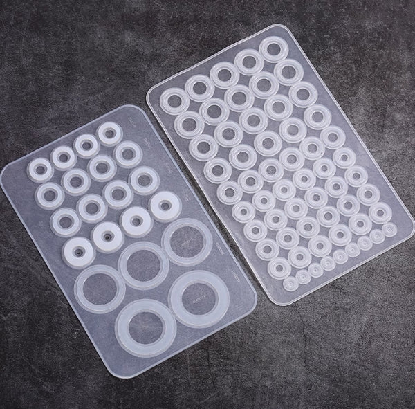 79Pcs All Size Leak-proof Faucet O-Ring Sealing Gasket High Temperature Resistant Elastic Pipe Connection Gasket Replacement Silicone