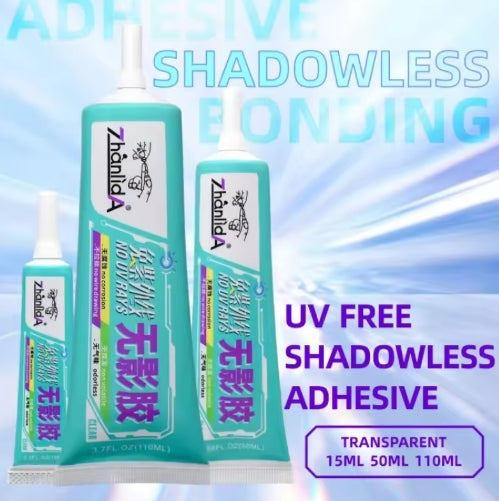 50ML UV Free Shadowless Adhesive Traceless Transparent DIY Glue For Glass Acrylic Repair Phone Screen Warping Jewelry Crystal