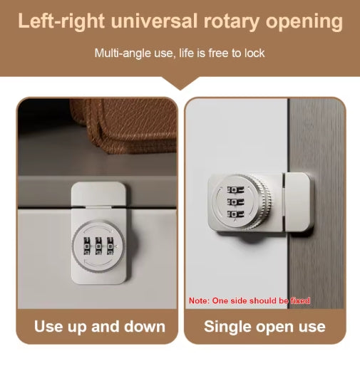 Home Office No need to drill Digital Combination Lock Cabinet Door Hardware Anti-theft Furniture Security Locks