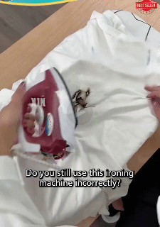 Mini Steam Iron Handheld Wet And Dry Double Steam Generator Portable Garment Steamer Home Travelling Hanging Iron