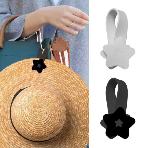 2Pcs Magnetic Hat Clips On Bag Hat Holder For Traveling Hat Keeper Bag Clip Backpack Clip Backpack Luggage Outdoor Travel Essentials