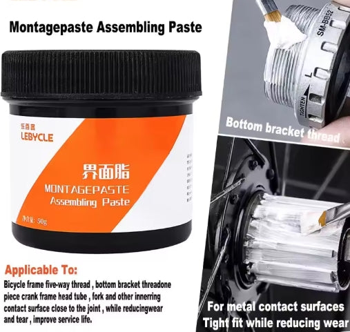 50g Bicycle Interface Grease Mountain Road Bicycle Assembly Interface Paste Taki Hub Shaft Anti-Abnormal Noise Lubricant