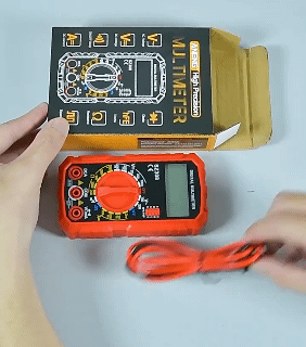 Digital Multimeter Voltage Resistance Meter LCD HFE Triode Buzzer Multimeter High-Precision Voltage Current Resistance Test Tool