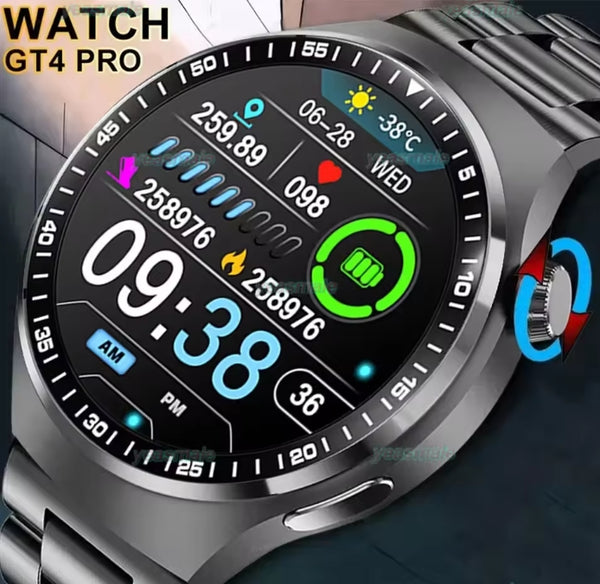 Heart Rate Blood Pressure Sports Monitoring Smart Watch Bluetooth Call NFC Access Control Message Reminder Smart Watch