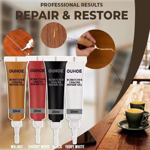Furniture Repair Wood Filler Repair Paint Seam Glue Patch For Stain Scratches Wooden Door Floor Table Desk Color Repairing Paste