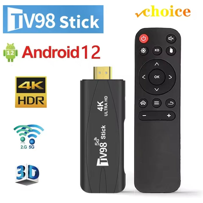 2.4G&5G Dual WiFi BT5.0 Set Top Box 2G+16G H313 Quad Core Android 12.1 Media Player Set Top Box HD 4K 2K TV Receiver Set Top Box