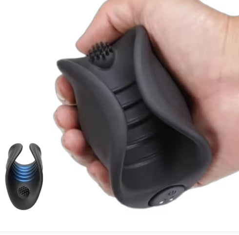 Penis Training Vibrator Glans Trainer Stimulator Male Masturbator with 10 Speed Vibrating Delay Endurance Toys