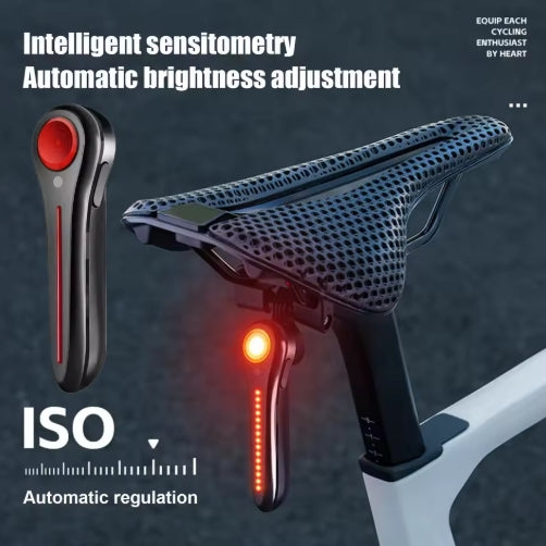 Top Brands Smart Bicycle Tail Light Type-C Rechargeable MTB Road Bike Sensor Brake Lamp IPX6 Waterproof Night Riding Bike Warning Rear Lamp