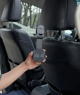 Car Headrest Hidden Hook Universal Multi-Function Car Clip Double Hook Holder Phone Holder