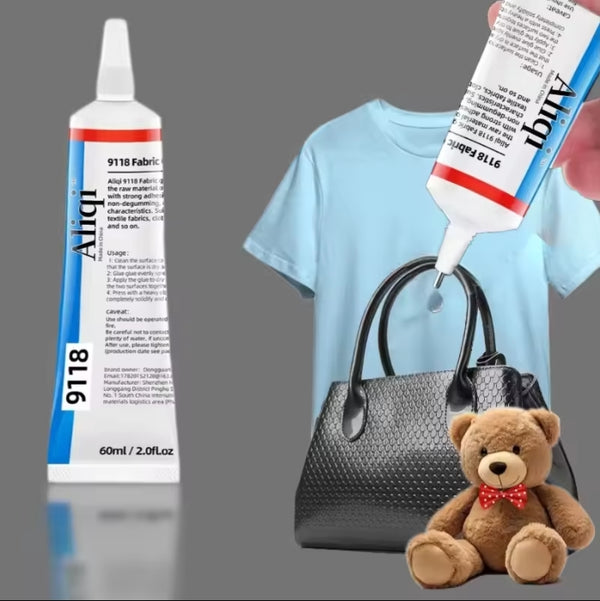 15/60ml Strong Fabric Glue Transparent Quick Dry Fabric Patching Glue Multipurpose Waterproof Fabric Sewing Glue Repair Tool