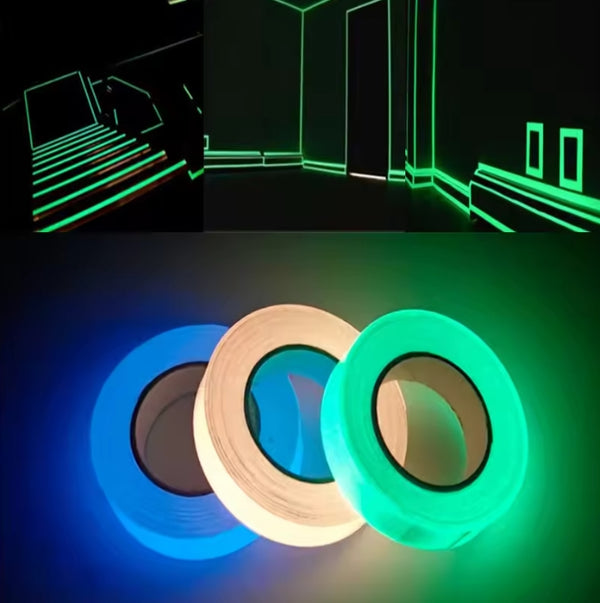 Luminous Tape 3 Meters Self-adhesive Glow Emergency Logo In The Dark Safety Stage Stickers Home Decor Party Supplies Decorative