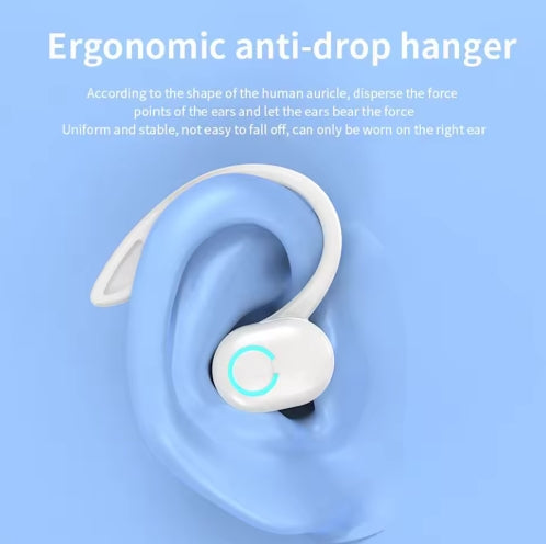 Ear Hook Type Ear Sports Business Wireless Headset Low Delay Noise Reduction Single Waterproof Eaebuds